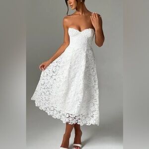 Babyboo ISHANI MIDI DRESS - IVORY
